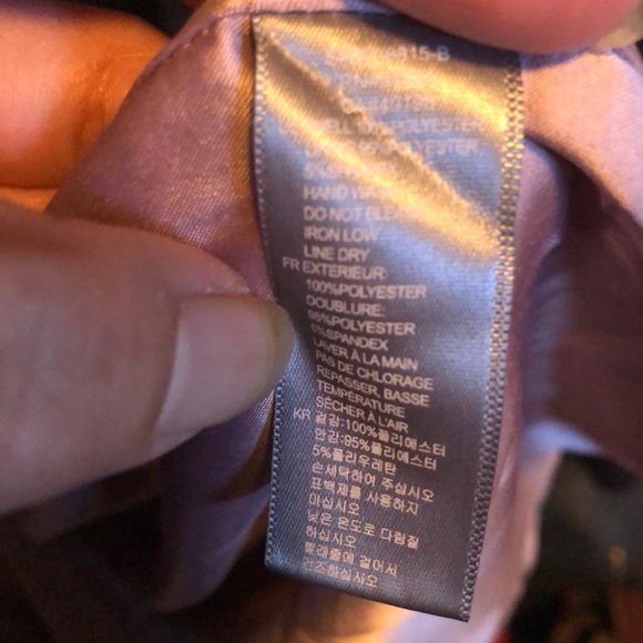 One Shoulder Flutter Sleeve knee-length dress - Picture 7 of 7